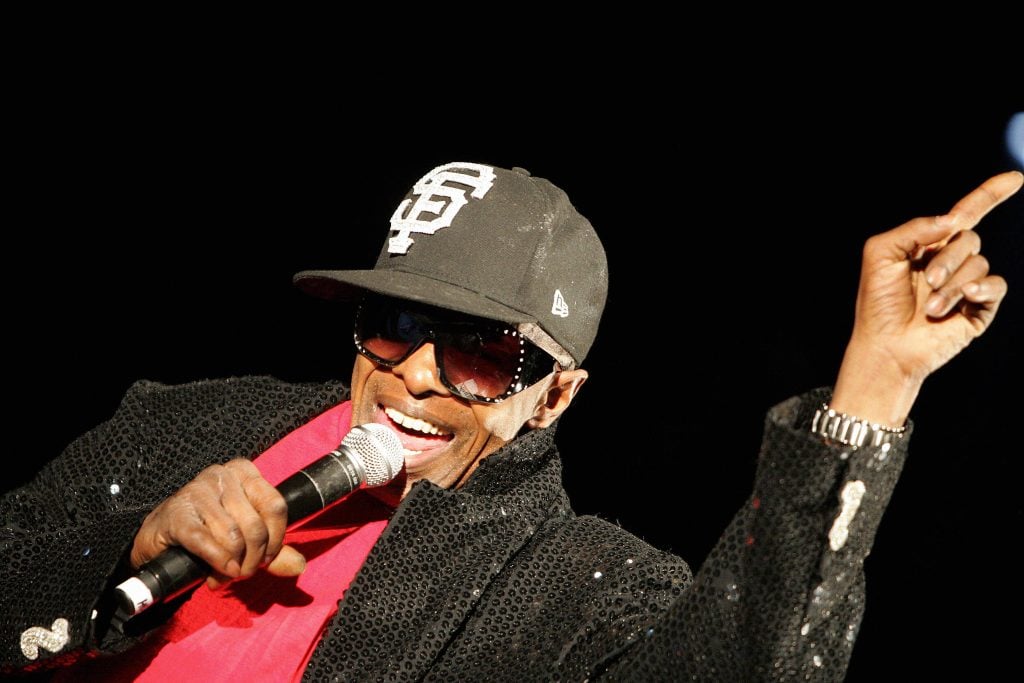 US singer Sly Stone performs 19 July 2007 during the Nice Jazz festival in Nice.