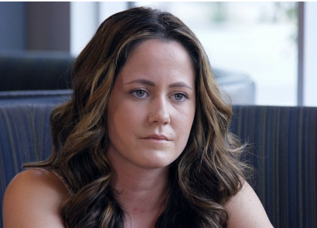 Jenelle Evans does not look happy in this picture from her 'Teen Mom' days.