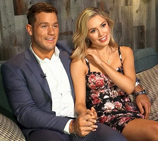 Cassie Randolph and Colton Underwood on ABC