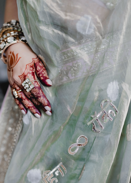 Hina Khan wedding saree