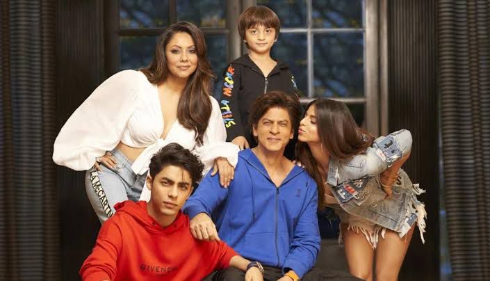 Shah Rukh Khan with family