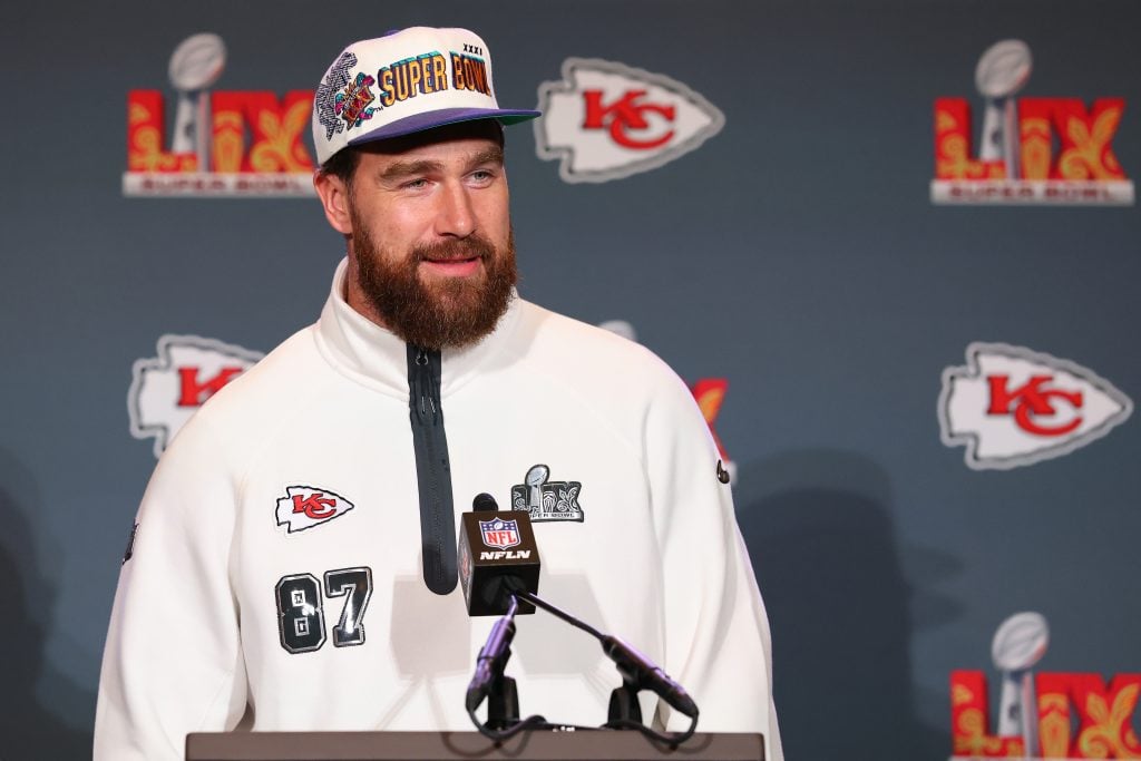 Travis Kelce on February 6, 2025.