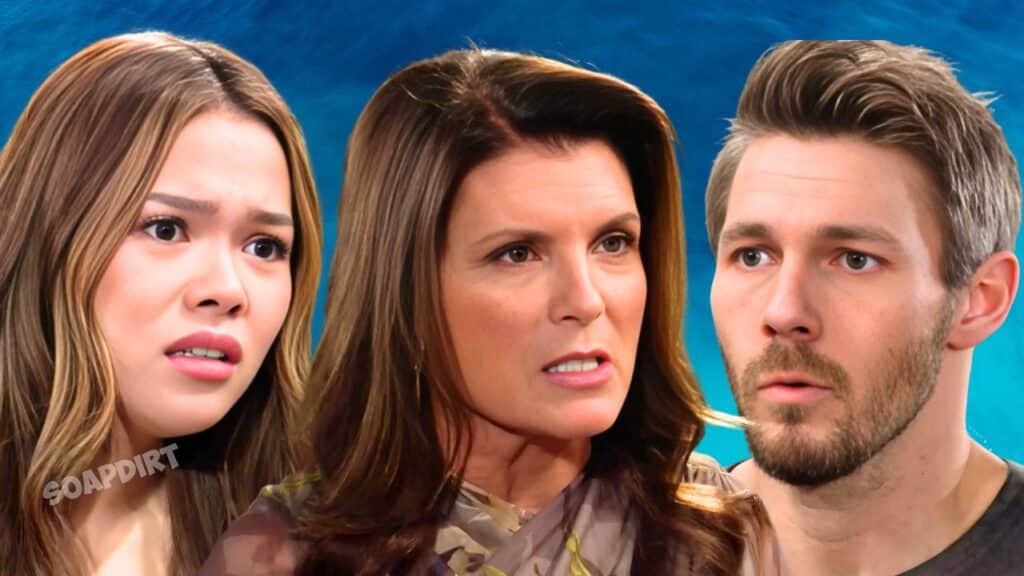 Bold the Beautiful: Luna Nozawa (Lisa Yamada) - Liam Spencer (Scott Clifton) - Sheila Carter (Kimberlin Brown)