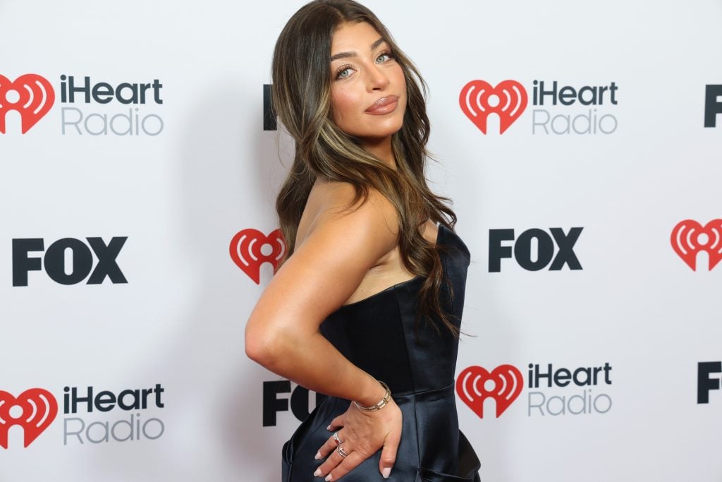 Gia Giudice attends the 2025 iHeartRadio Music Awards at Dolby Theatre in Los Angeles, California on March 17, 2025. Broadcasted live on FOX.