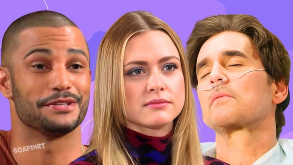  Young and the Restless: Cole Howard (J Eddie Peck) - Claire Grace Newman (Hayley Erin) - Holden Novak (Nathan Owens)